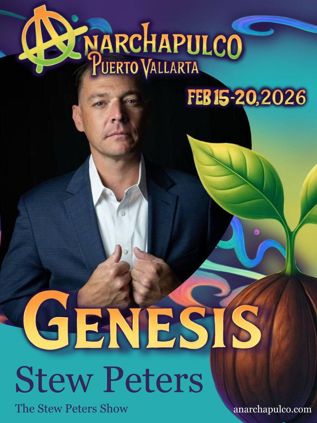 🚨ANARCHAPULCO: GENESIS in Puerto Vallarta! 

Stew is speaking. Feb 15–20, 2026 

Register now: http...