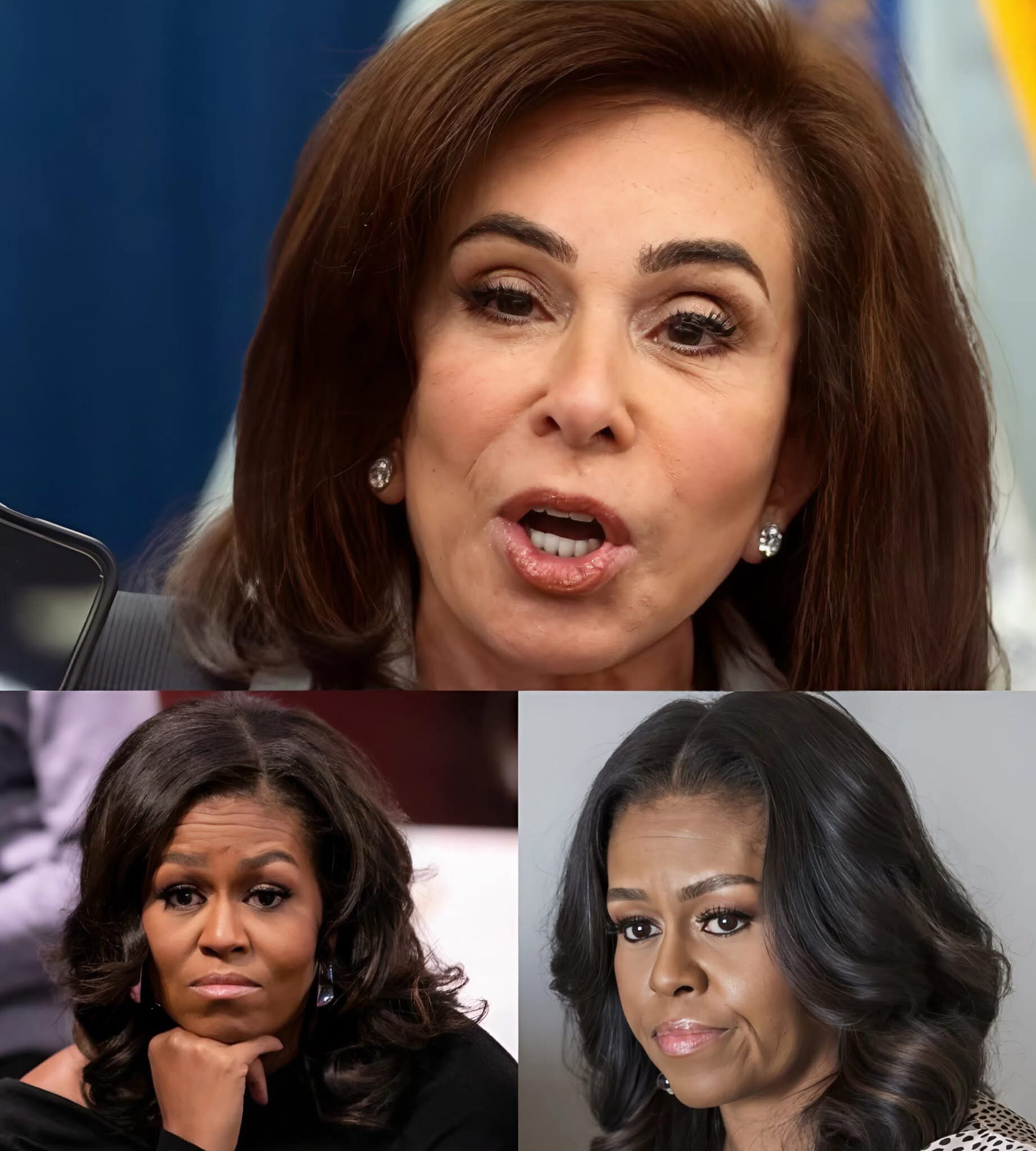 Michelle Obama's $100 million lawsuit against Jeanine Pirro has completely collapsed in court after ...