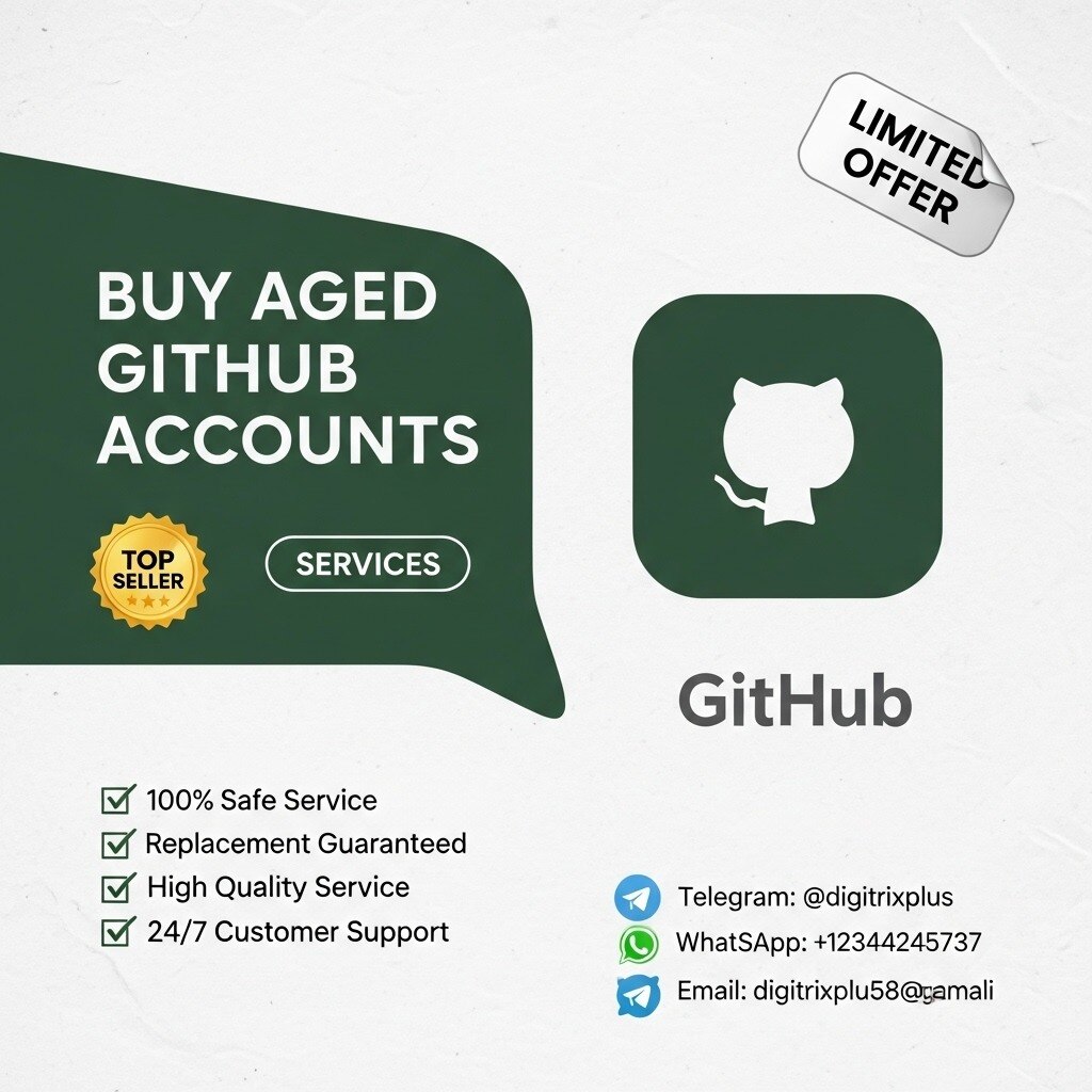 Buy Aged Github Accounts

https://digitrixplus.com/product/buy-aged-github-accounts/
Buy Aged Github...