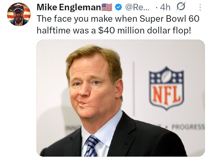 Goodell Hired On Everyone That Hates Trump And MAGA.
He Backed The Kneelers When I Quit NFL!
NEVER T...