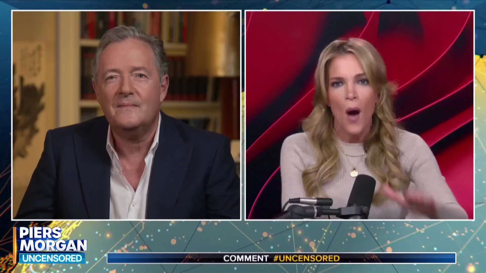 NEW: Megyn Kelly absolutely rips Piers Morgan for defending the Bad Bunny halftime show, says his sm...