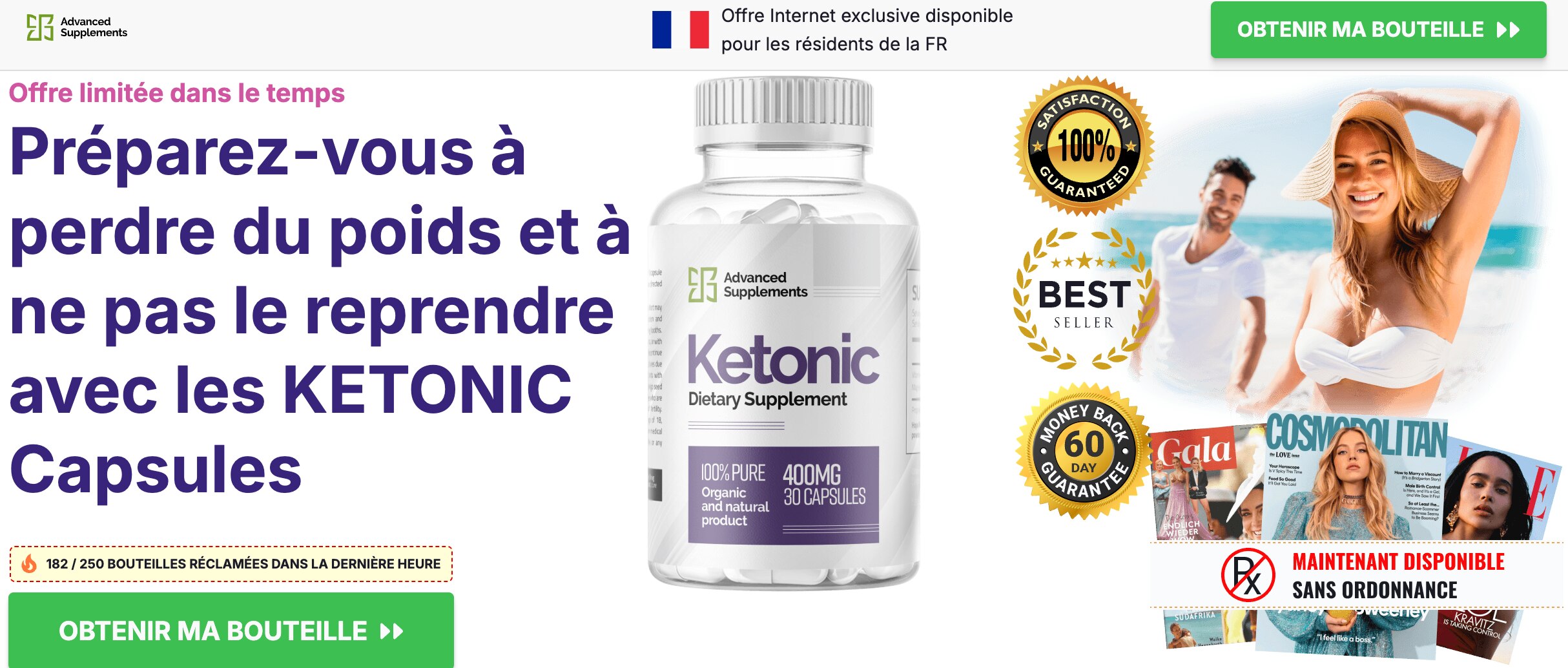 KETONIC Keto Capsules™ FR BE LU CH Formule Keto: Comment cela aide-t-il a maintenir la cetose?
Décou...