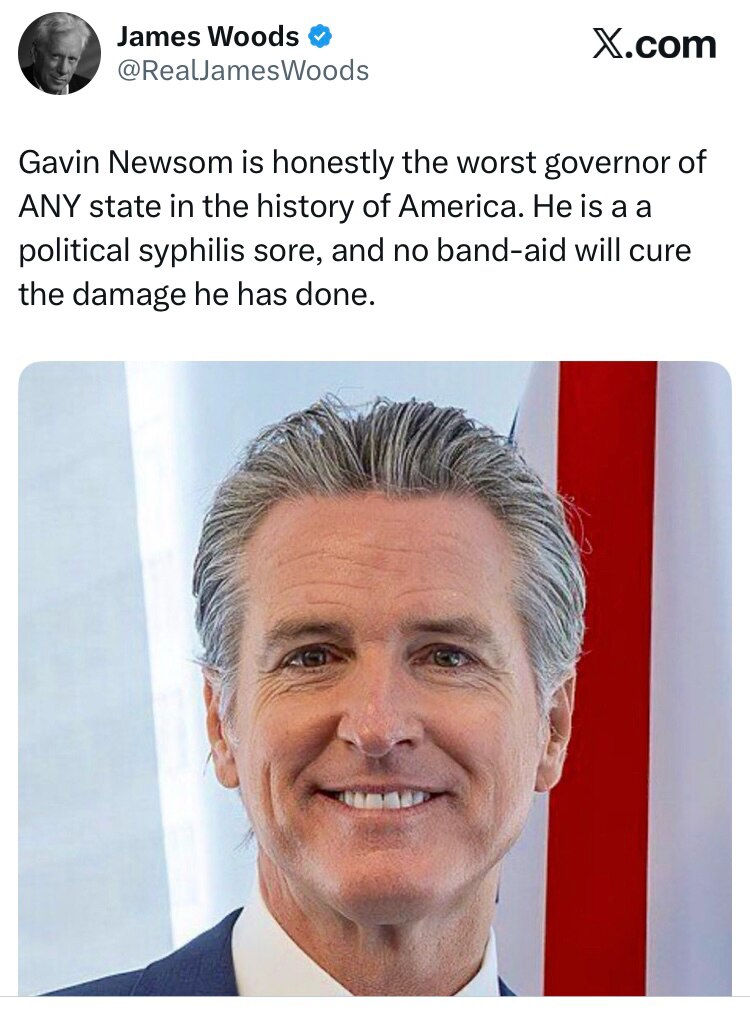 WELL SAID JAMES WOODS
