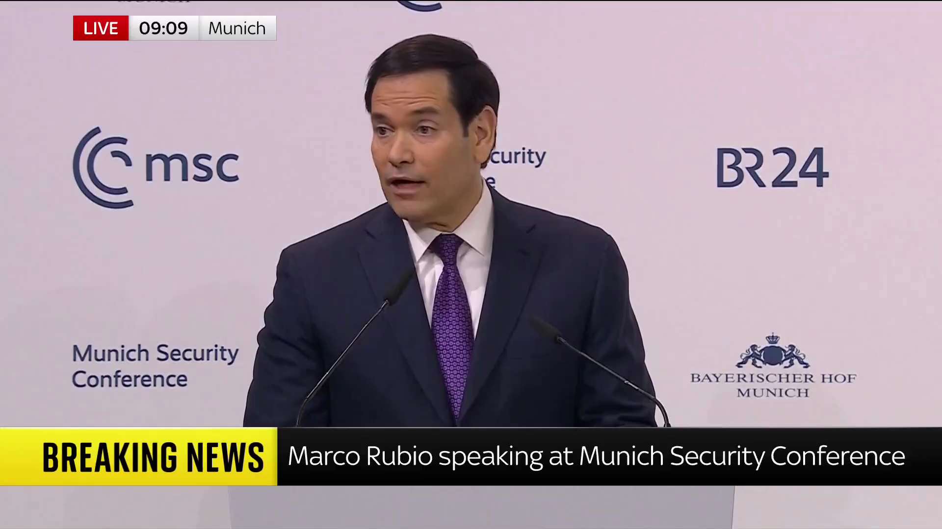 JUST IN - "We care deeply about your future. The fate of Europe will never be irrelevant to our own....