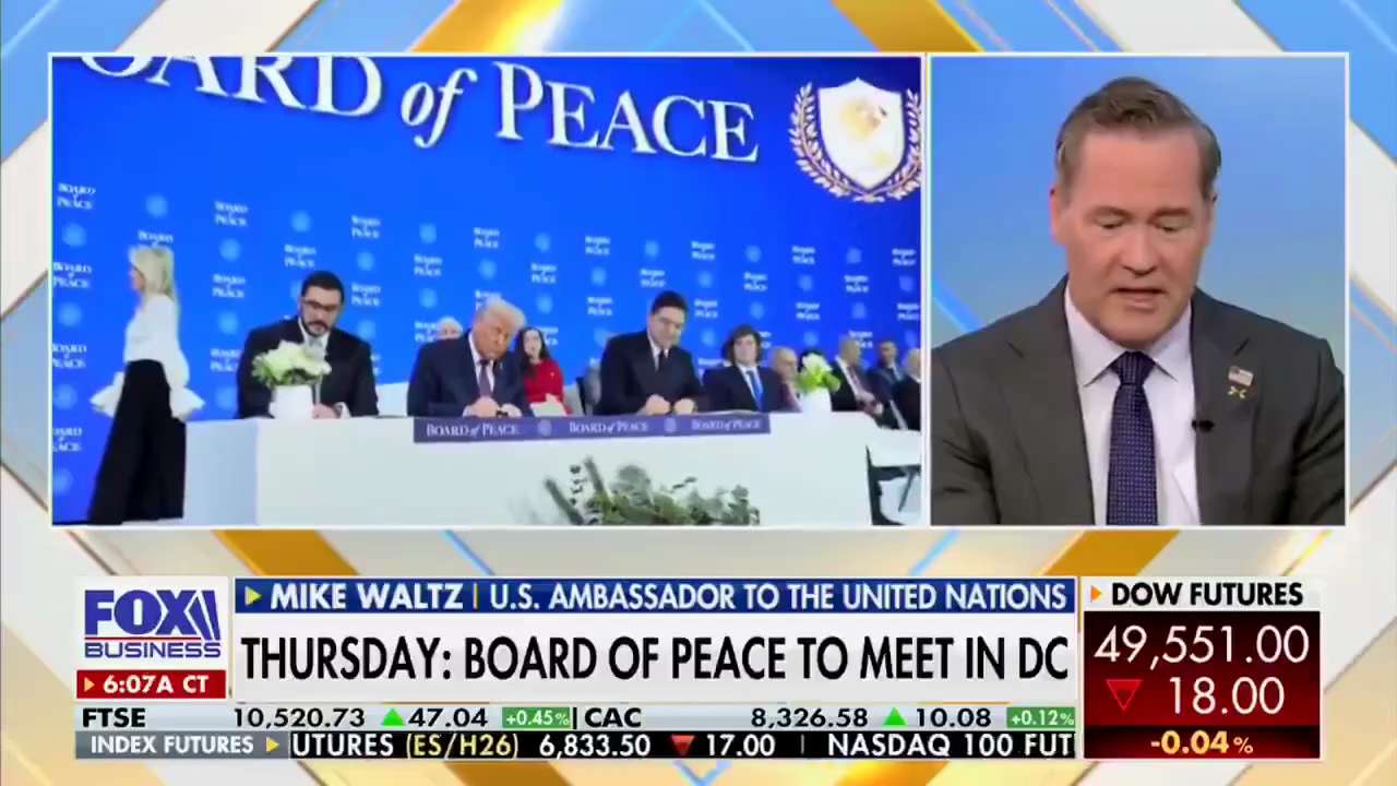 JUST IN - US Ambassador to the UN Mike Waltz: "The President is not focused on process or 80-year-ol...