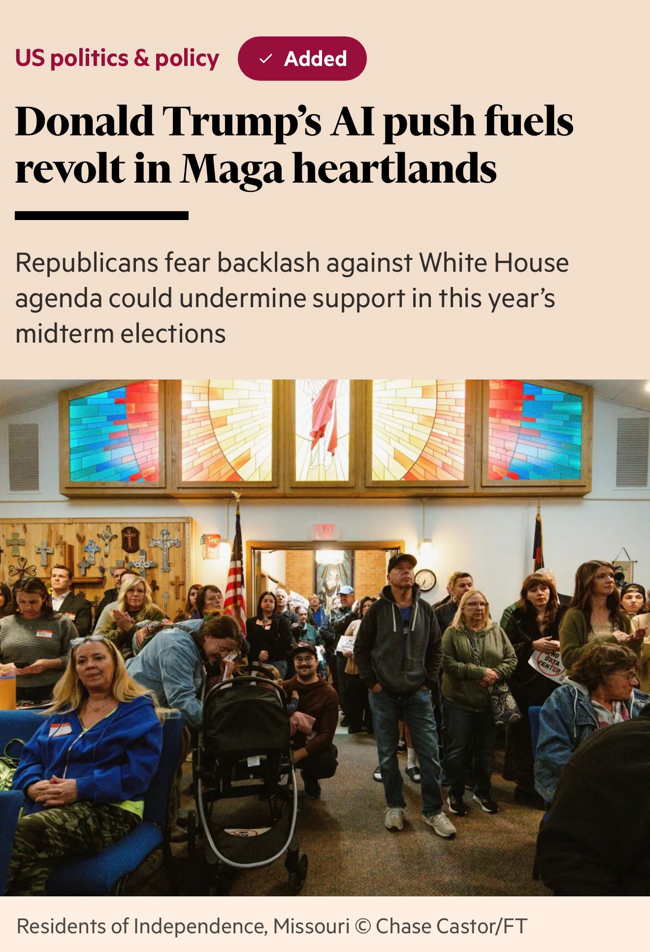 “The backlash is most pronounced when it comes to policing AI. Last year, the White House twice trie...