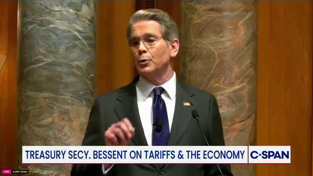 JUST IN - Treasury Secretary Scott Bessent: “The Court did not rule against President Trump's tariff...