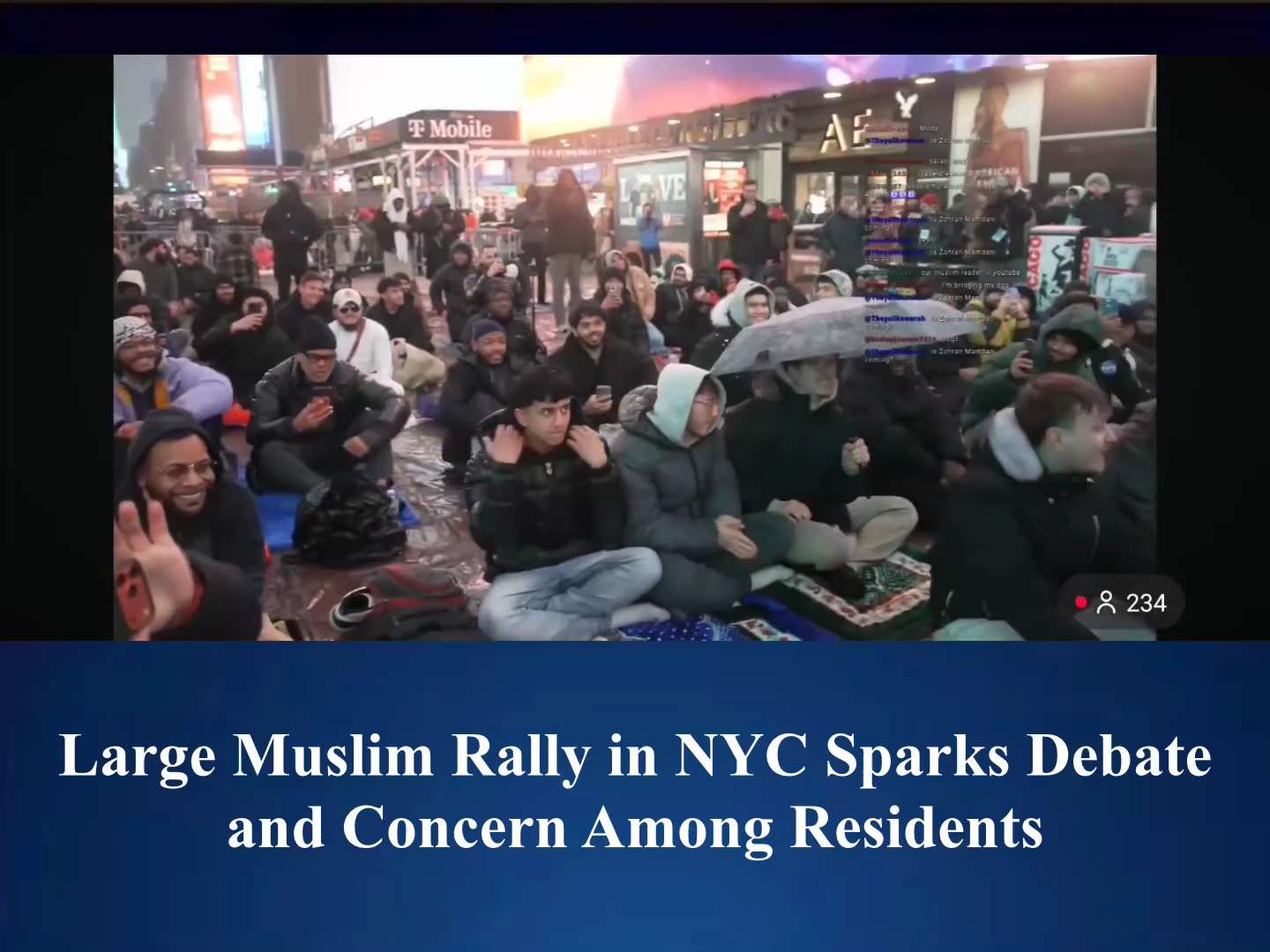 🚨 BREAKING: Many New Yorkers fear their city has been conquered after a MASSIVE group of Muslims co...