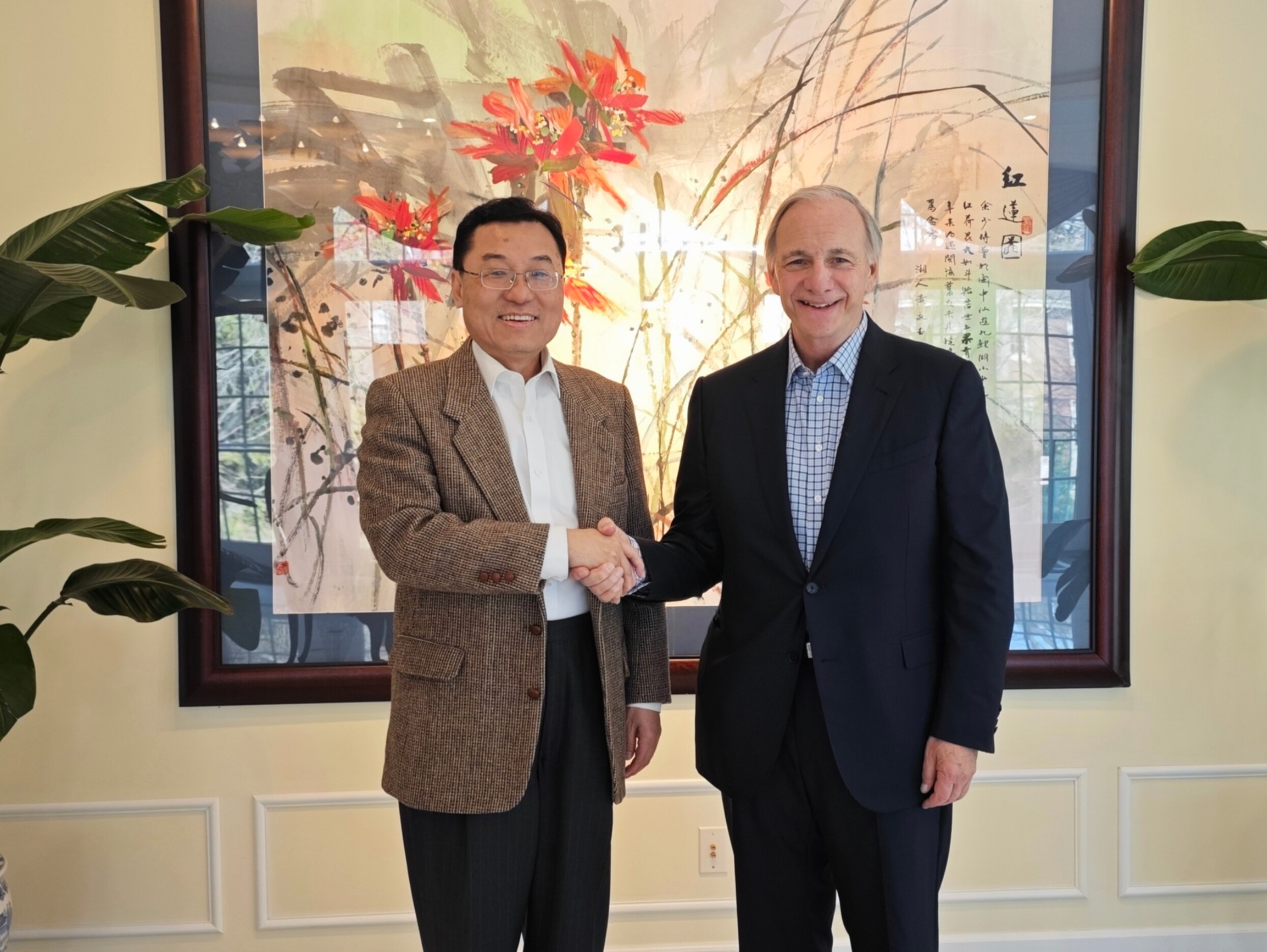JUST IN - According to the CCP Embassy in the United States, Ambassador Xie Feng met with Ray Dalio,...