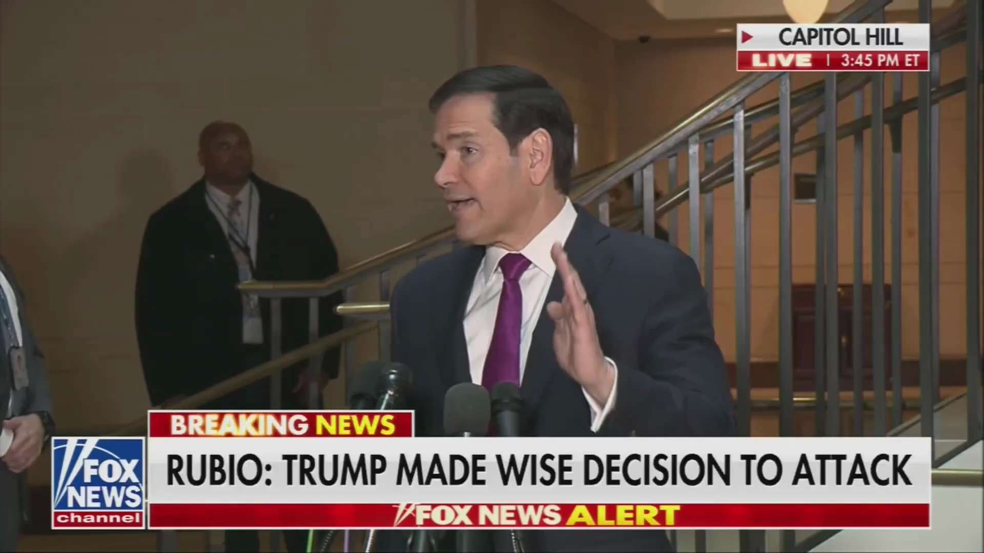 Sec. Marco Rubio: The purpose of Operation Epic Fury is to destroy Iran’s missile capacity.
