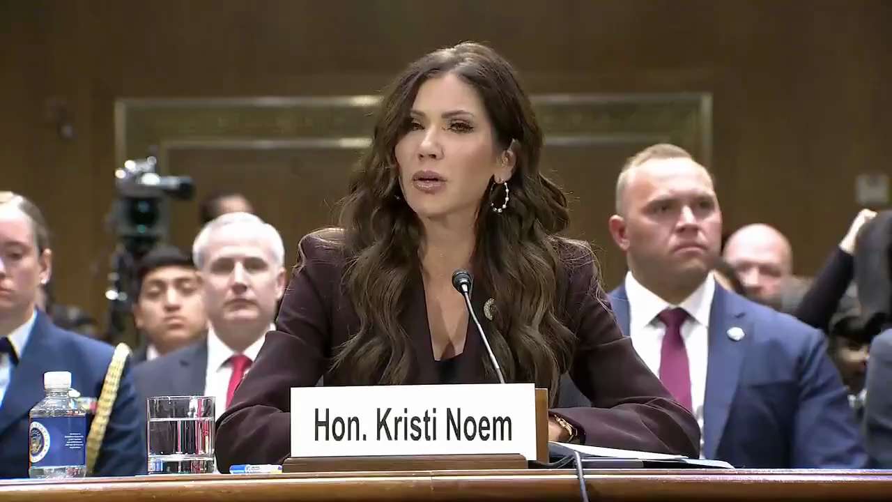 JUST IN - Secretary Noem: on the historic success of DHS under one year of President Trump's leaders...