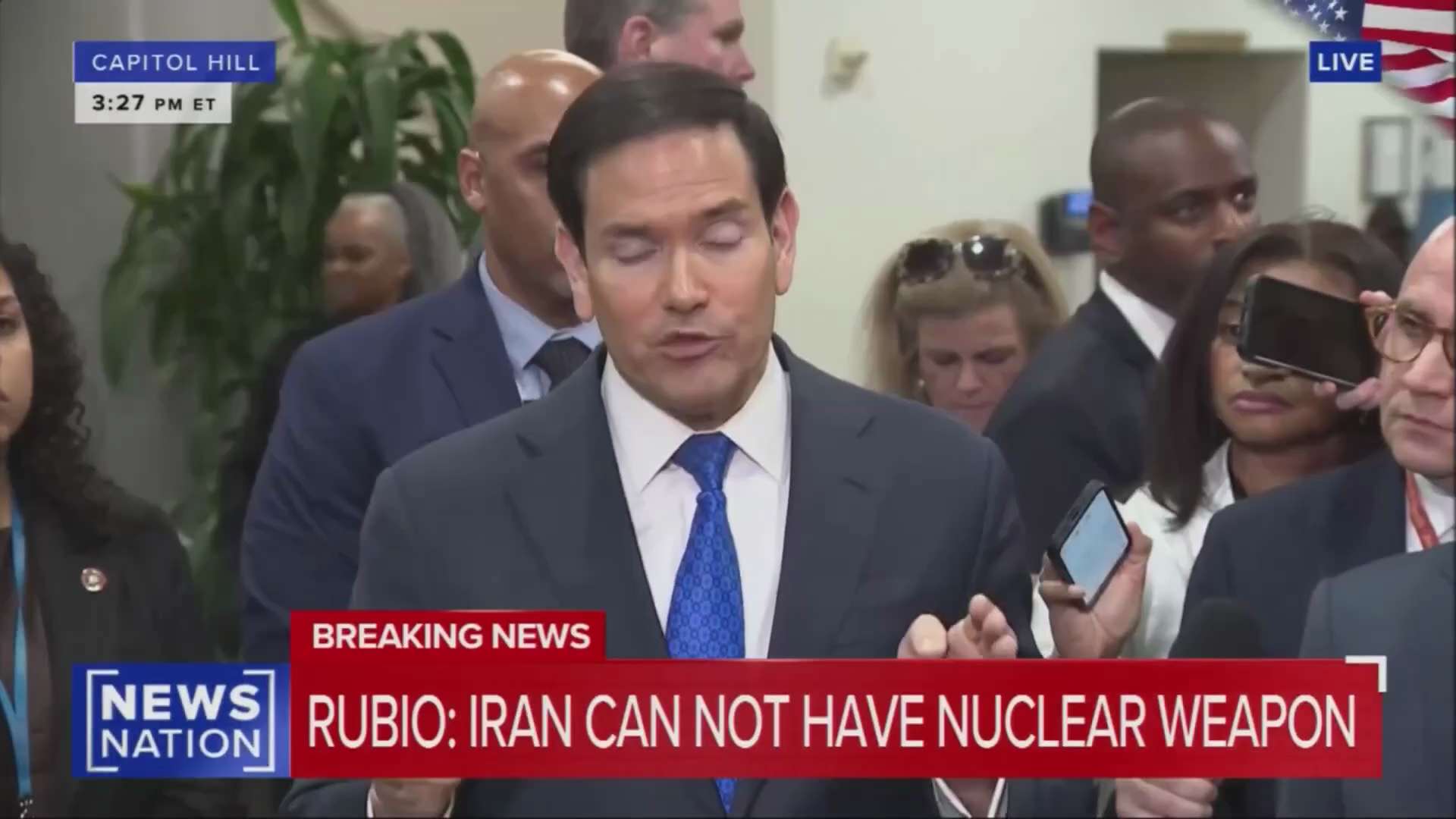 Sec. Marco Rubio: We are going to destroy Iran’s missiles and their missile launchers. We are going ...