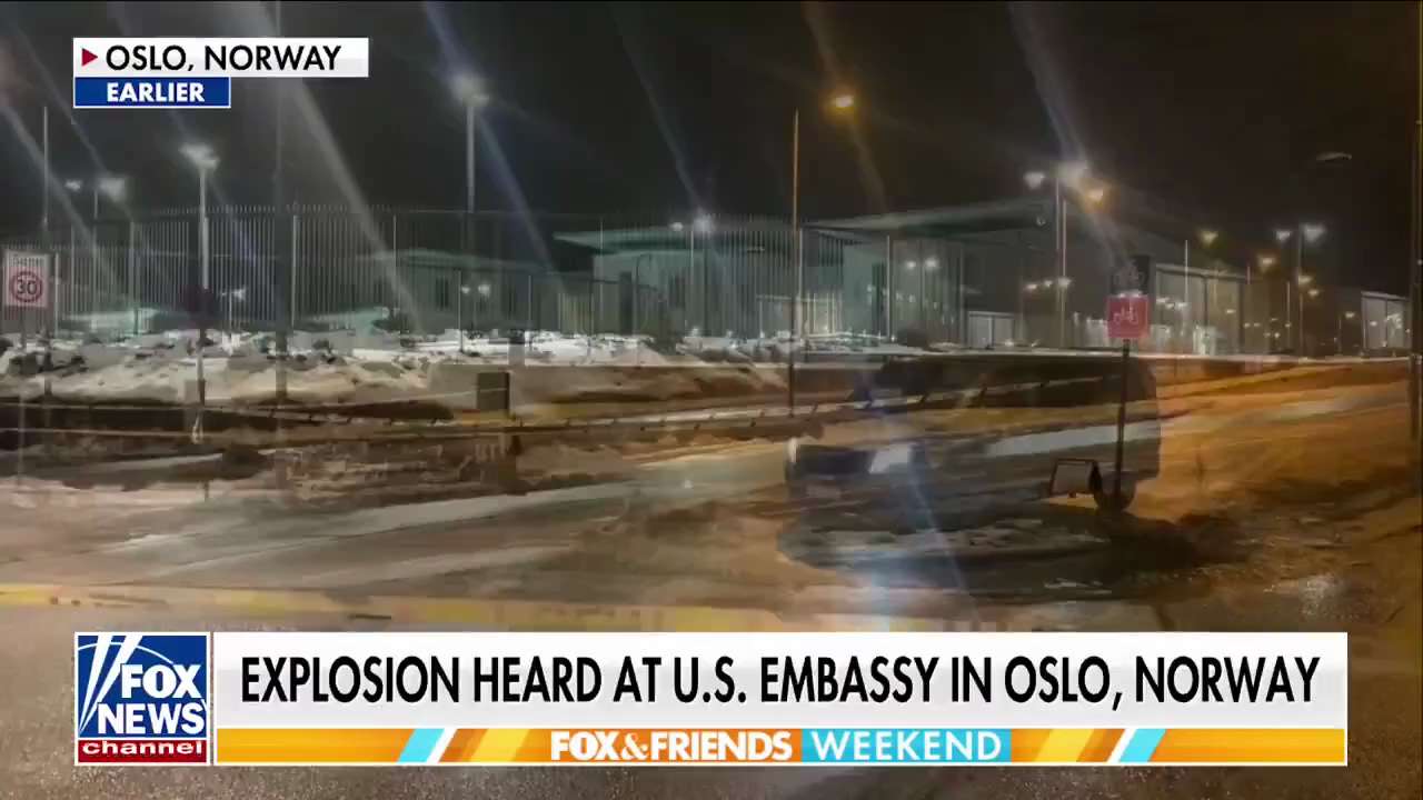 JUST IN - An explosion was heard at the U.S. Embassy in Oslo, Norway. No injuries and only minor dam...