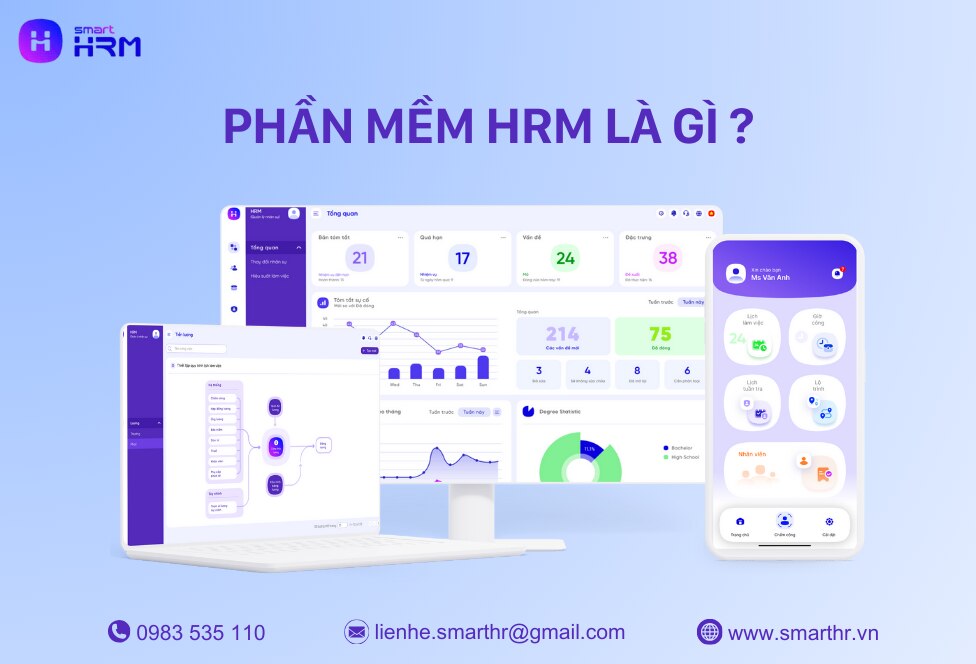 Phần mềm HRM là gì? Giải pháp quản lý nhân sự hiệu quả cho doanh nghiệp
#smarthr #phanmemnhansu
>...