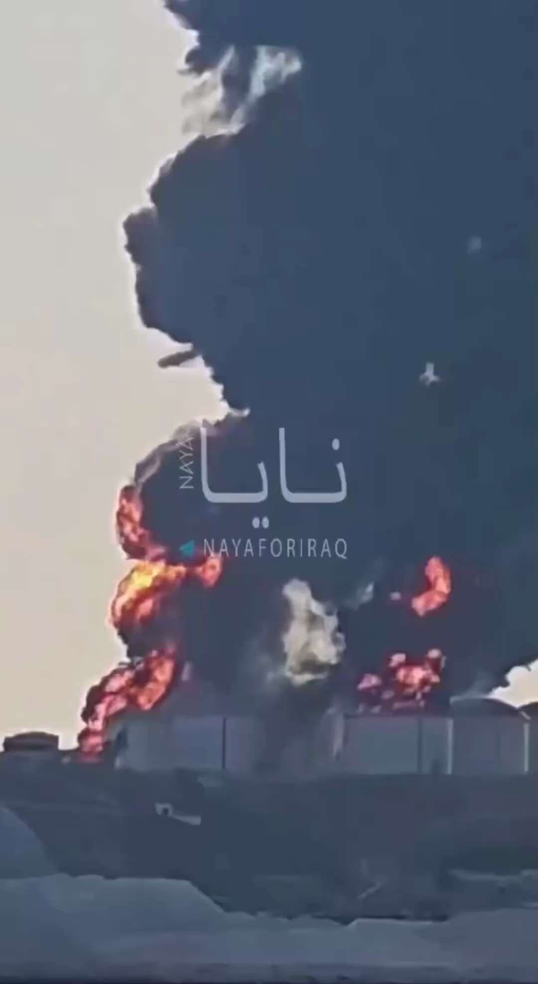 JUST IN -Iranian suicide drones have struck a fuel depot at the Salalah port in Oman.
