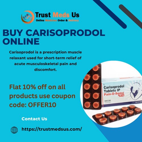 Having embraced innovation in telehealth services, our platform offers the convenience of ordering Carisoprodol online i...