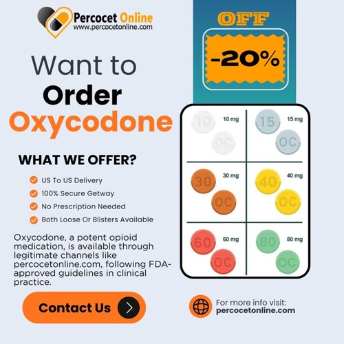 If you're searching for a trustworthy source to buy Oxycodone online with worldwide delivery, look no further than perco...
