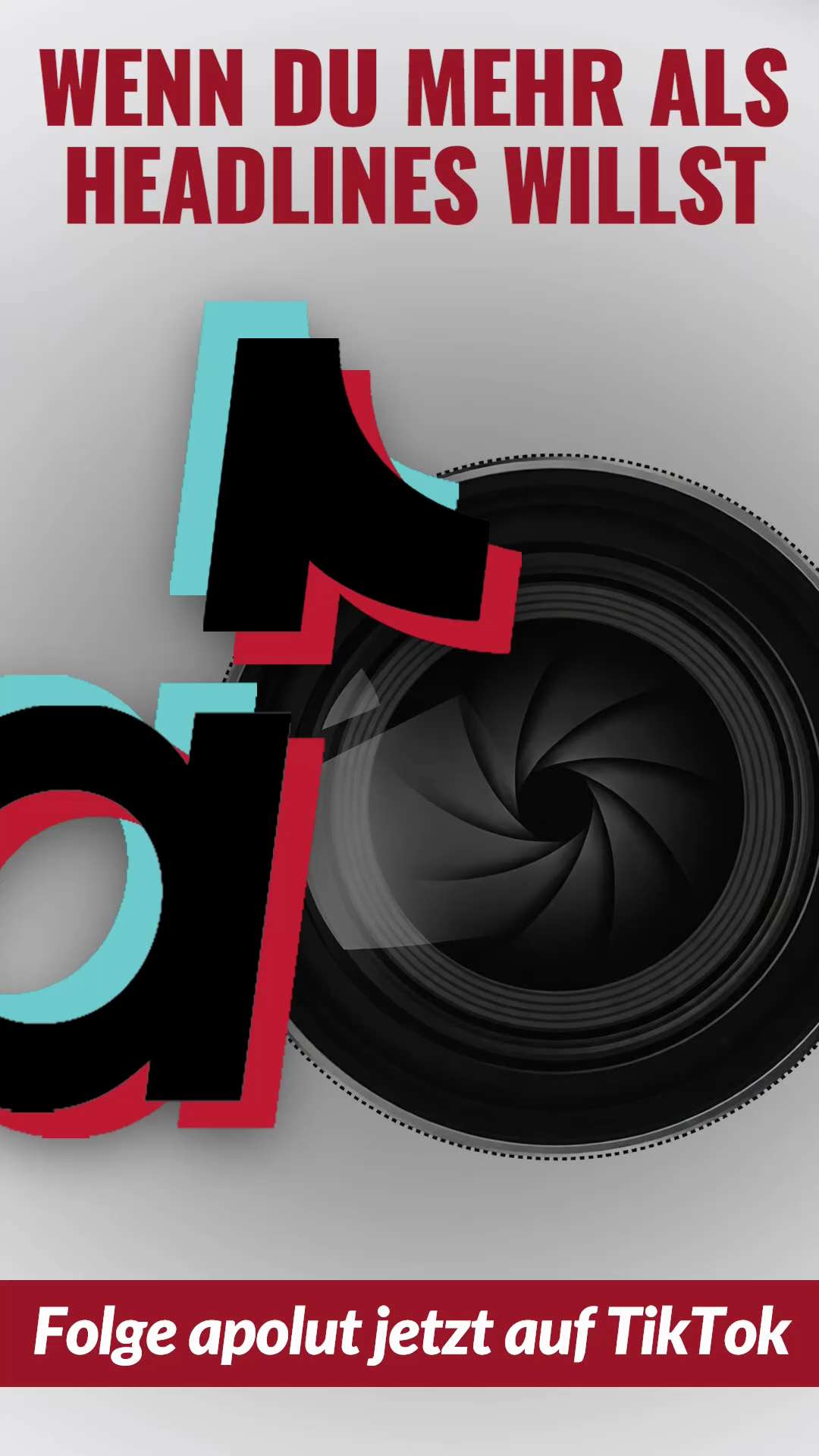 Apolut ist auch auf TikTok. Jetzt Kanal abonnieren! Werden Sie aktiv und teilen Sie gerne unsere Inh...