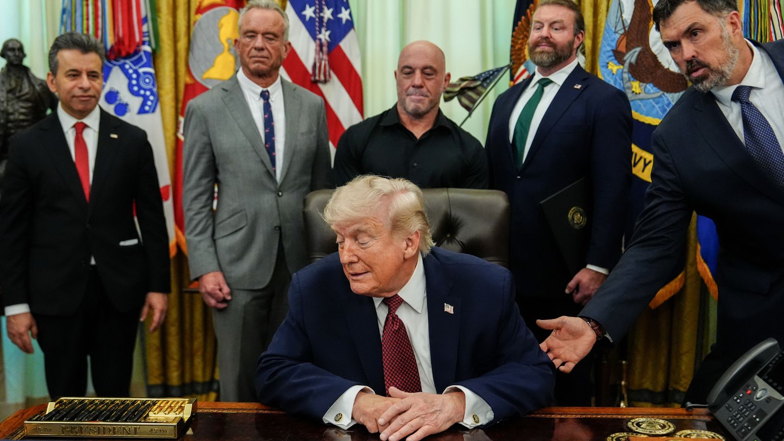 President Trump convened a meeting in the White House Situation Room to address escalating tensions ...