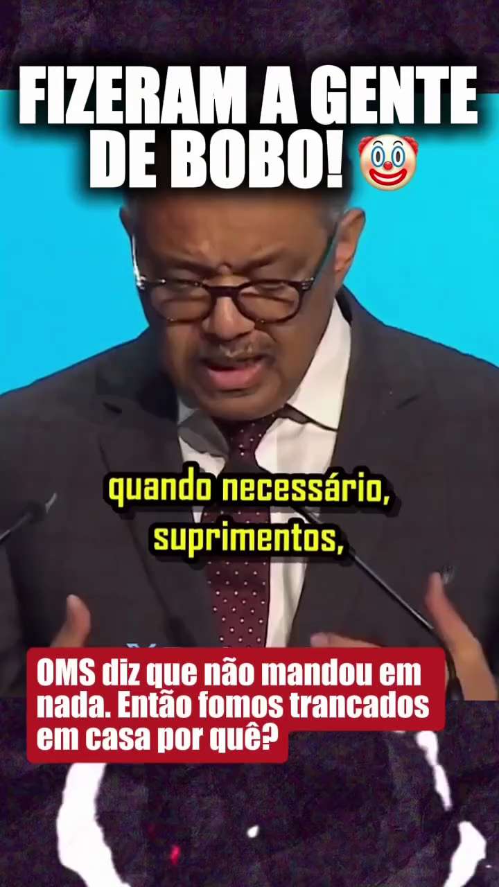 #Repost @direitamultiverso
Fizeram o povo de palhaço! 😡 A OMS passou anos ditando regra. Agora que ...