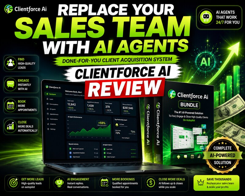 Clientforce AI Review: Is This the Future of Client Acquisition?

When you look at why so many discu...