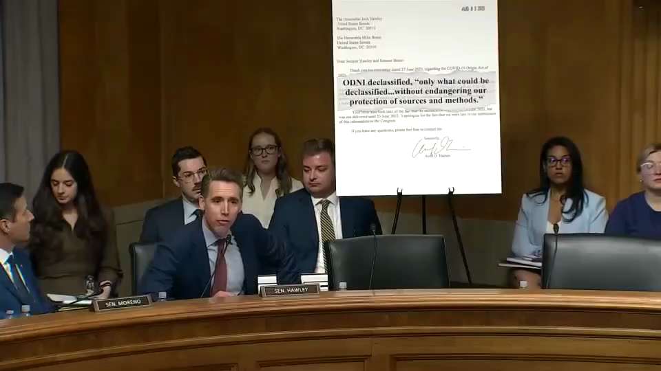 Josh Hawley May 13, 2026 · 12:02 PM EST


If Biden’s deep state bureaucrats can lie and ignore feder...