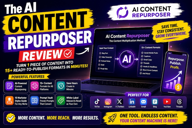 The AI Content Repurposer Review: Scam Rumors or Real Results Updates? 


What if the biggest mistak...