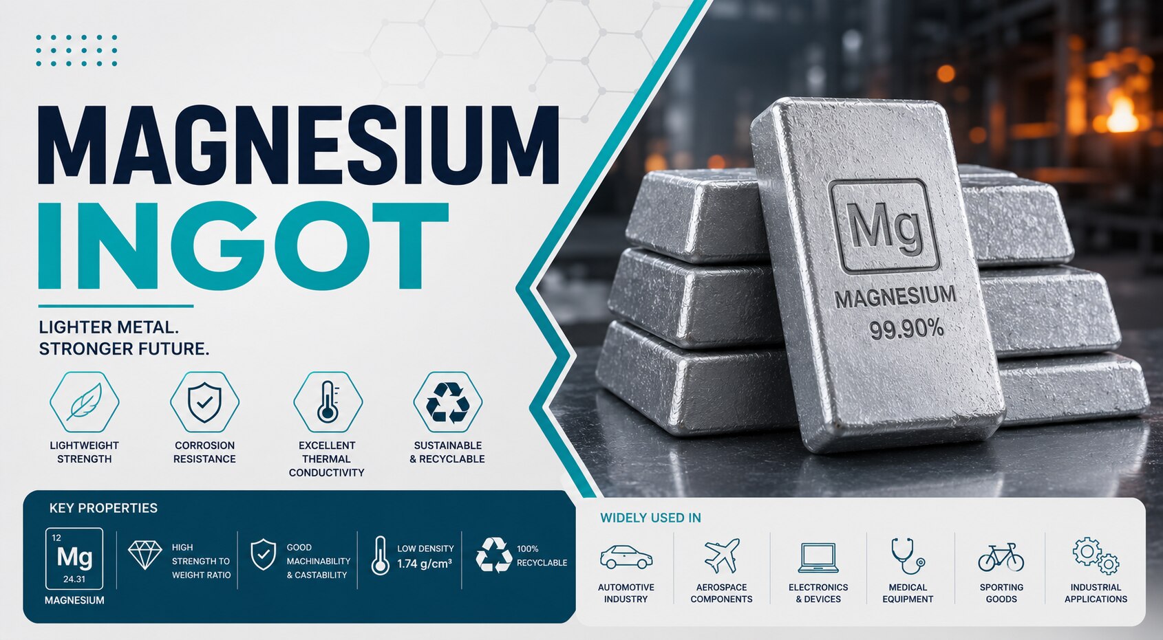 Magnesium Ingot Price Trend: Market Insights, Demand, and Future Outlook

The Magnesium Ingot Price ...