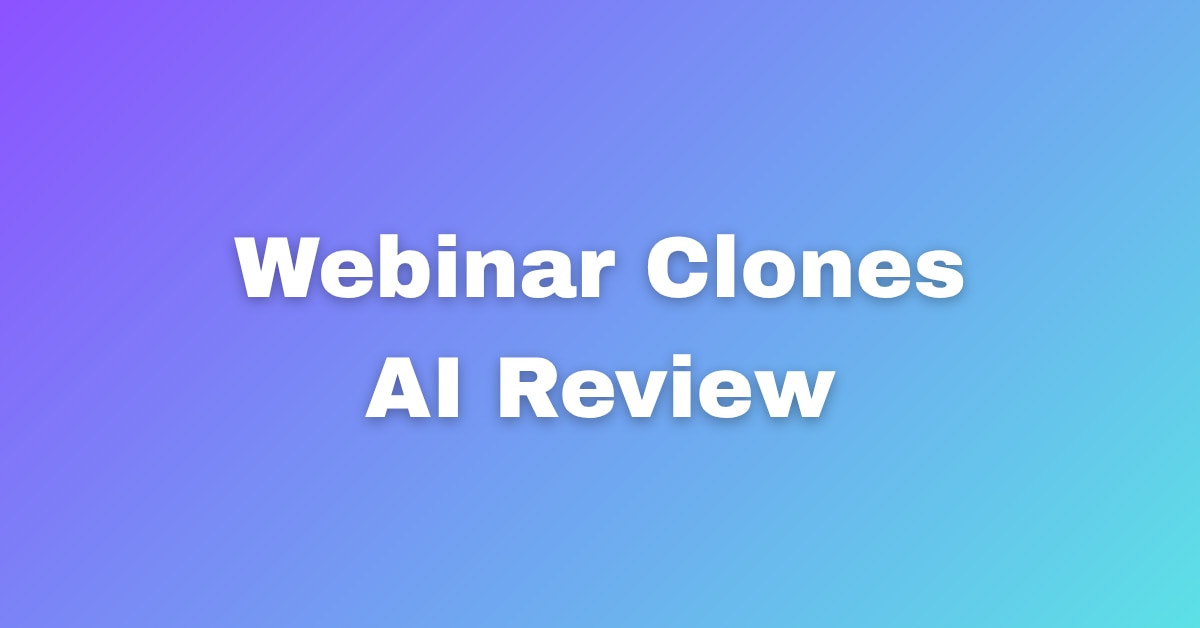 Webinar Clones AI Review Bundle OTO & Extra Perks
In the modern digital marketing landscape, video c...