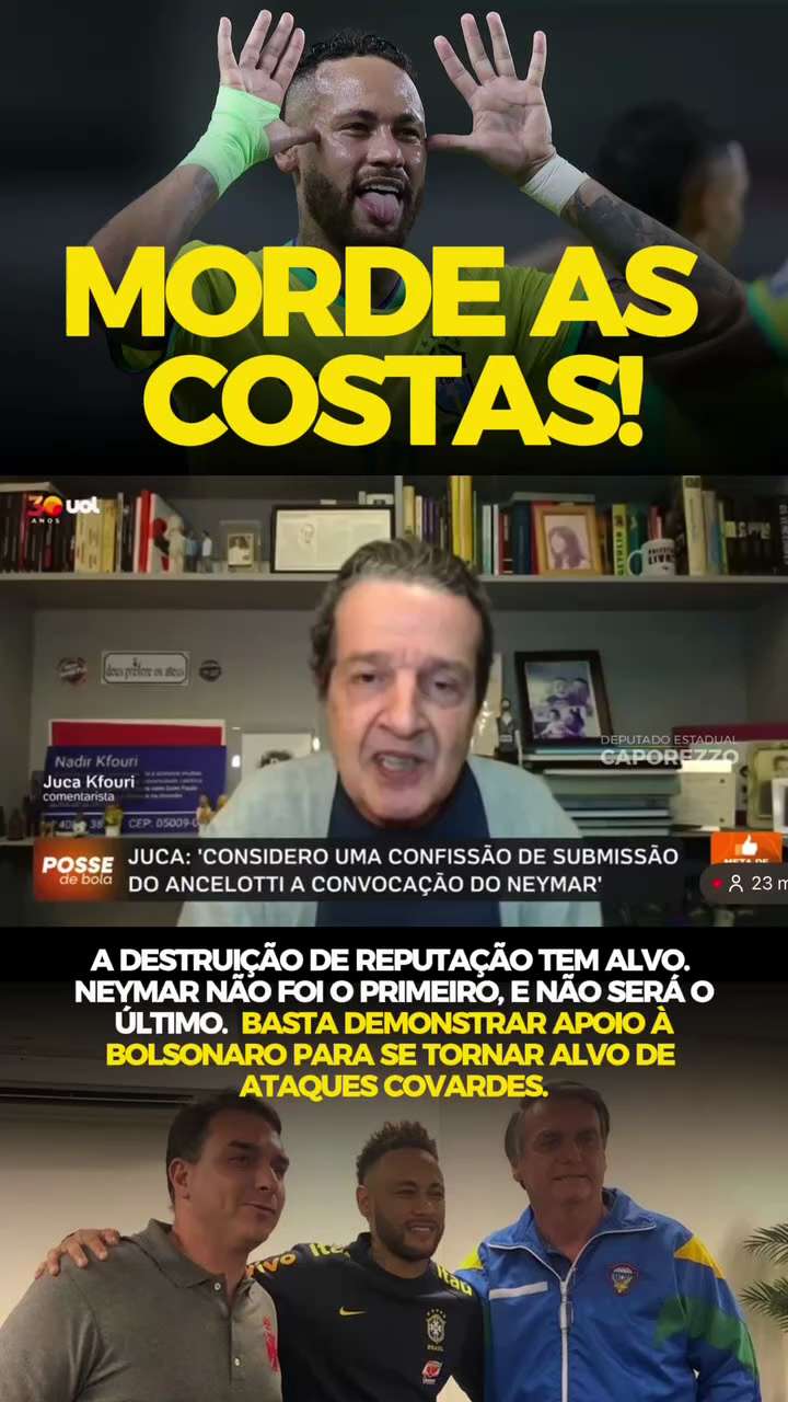 SIGA @caporezzodm

O CHORO É LIVRE: o militante Juca Kfouri chegou à comediante e desesperada compar...
