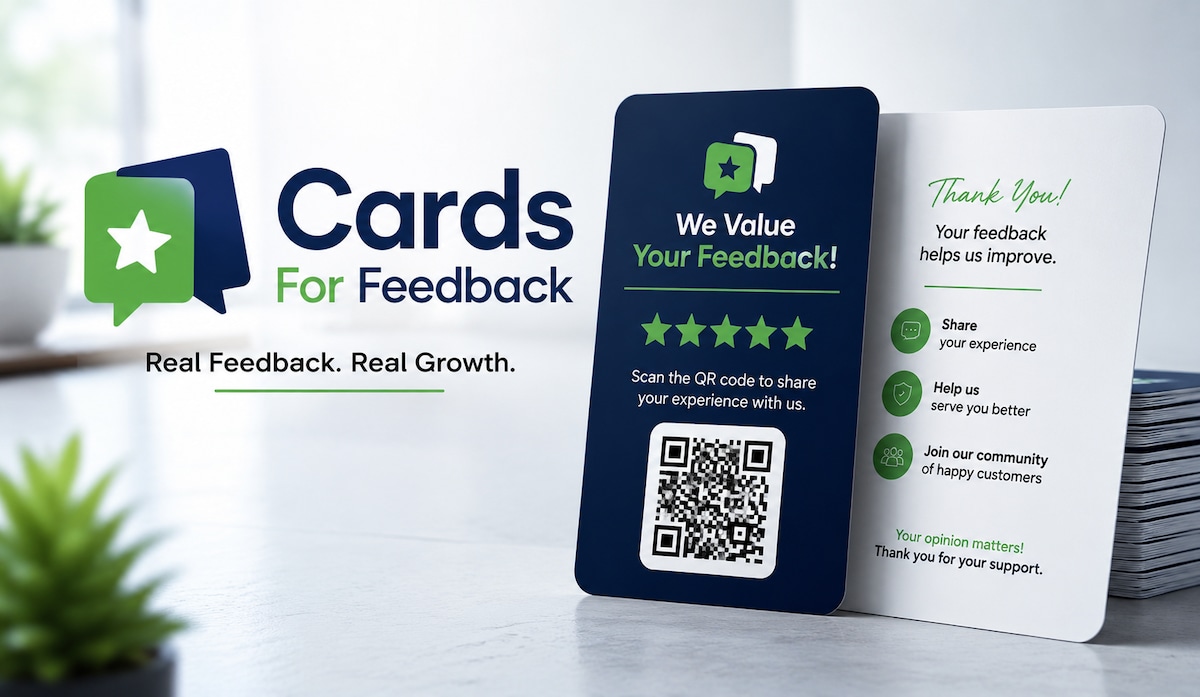 Cards For Feedback Review: Simple Way To Get More Reviews

Online reviews can either grow a business...