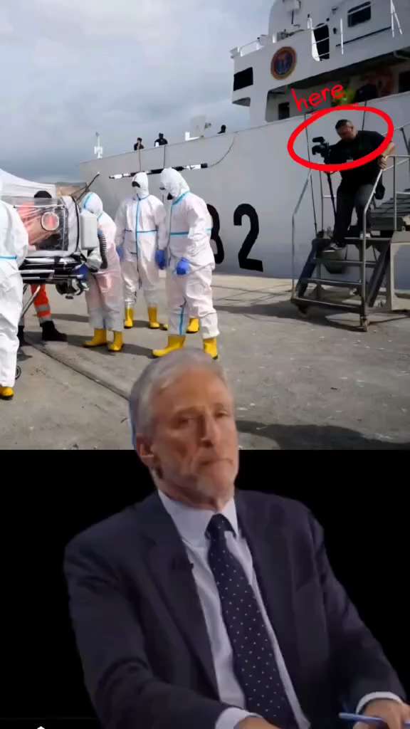 When they evacuated those hantavirus supposedly victims... They forgot to give the cameramen the spa...
