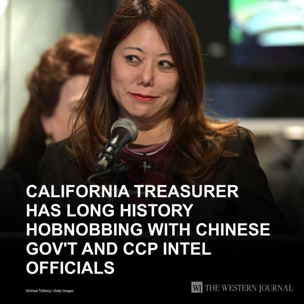 加利福尼亚州两届州财政厅厅长斐欧娜·马（Fiona Ma）在过去几十年中与CCP高层官员和情报人员会面数十次。 

