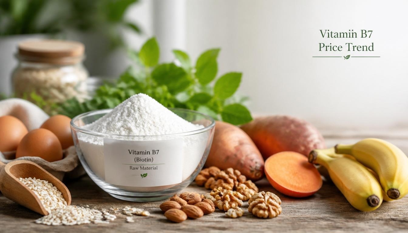 Vitamin B7 Price Trend, Market Prices, and Future Forecast.

Vitamin B7 Price Trend is influenced by...