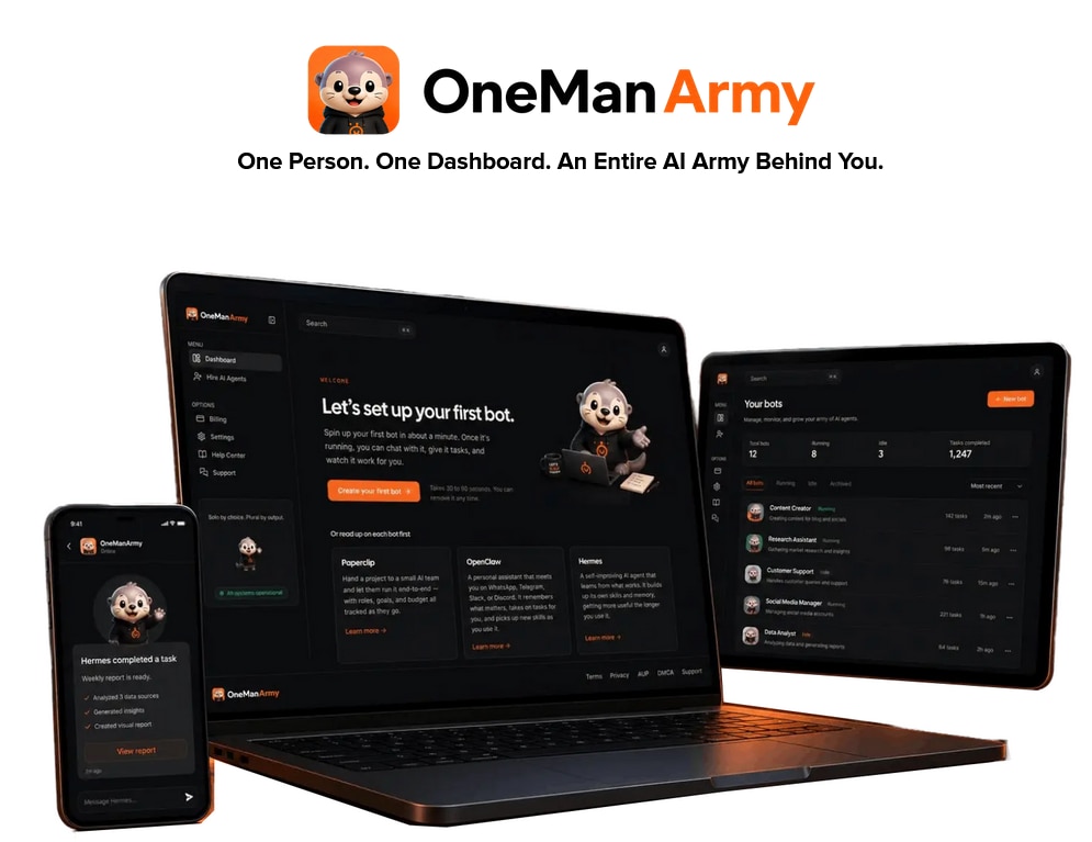 OneManArmy AI Review: Can This AI Workforce Platform Really Replace Traditional Teams?

Running an o...