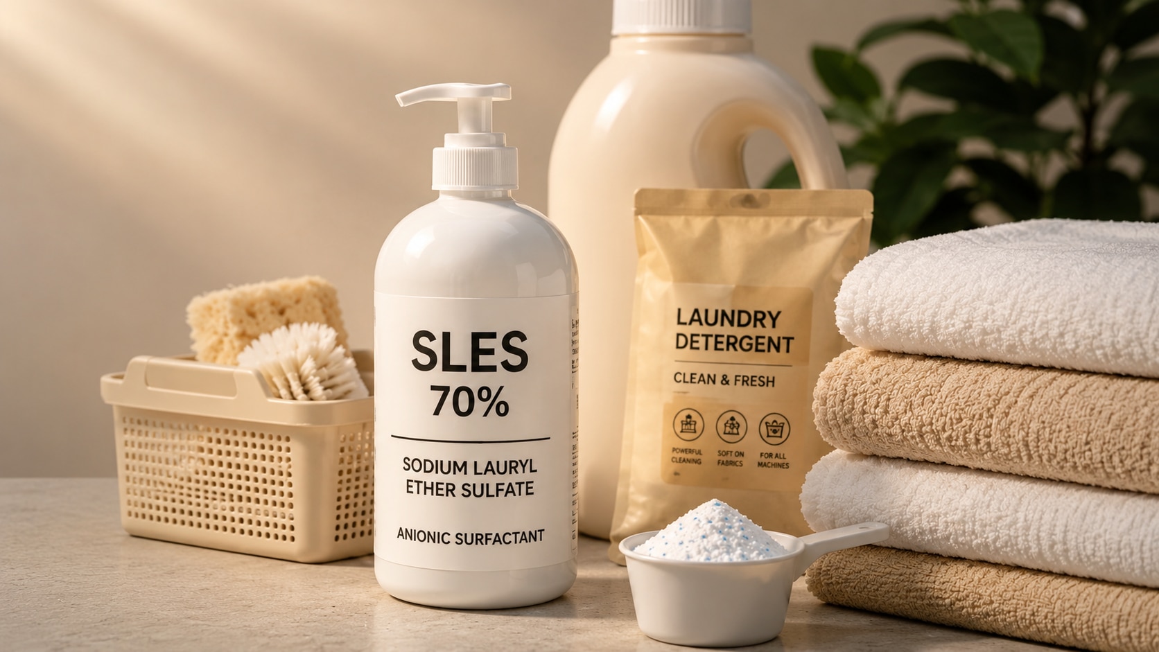 Sodium Lauryl Ether Sulfate (SLES) is one of the most widely used surfactants in personal care and h...