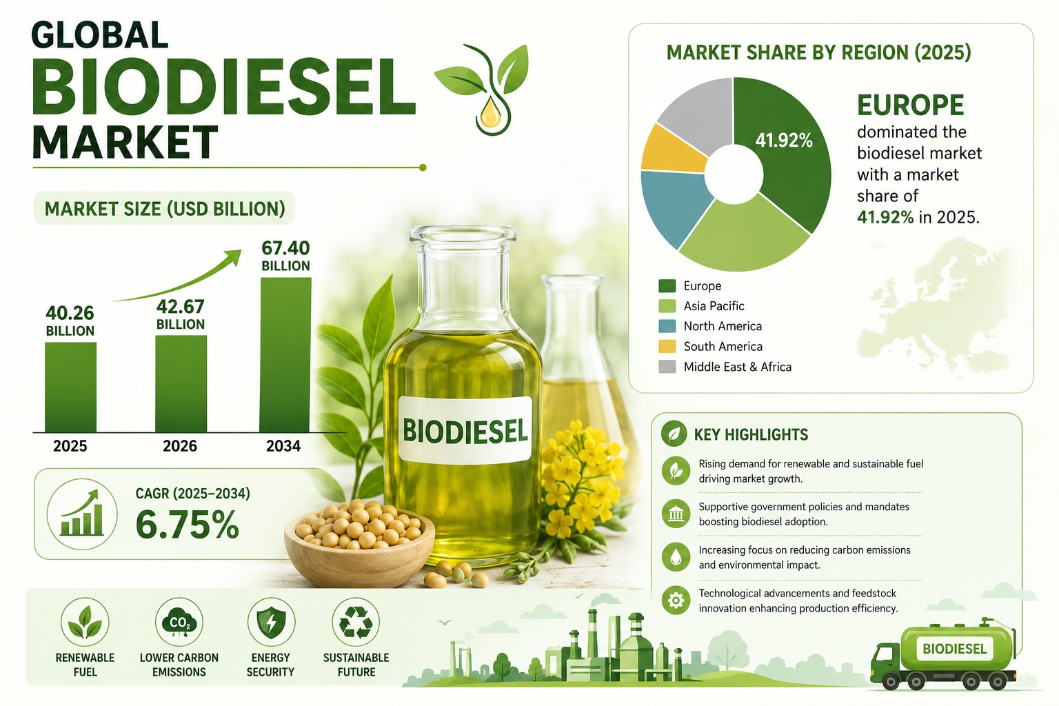 Automotive Biodiesel Market Demand, Growth and Forecast 2026-2034
The Biodiesel Market is growing st...