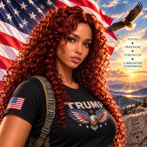 🌹 Lady Patriot 🌹 
         🇺🇸 🇺🇸 🇺🇸 
 STARS AND BARS FOR LIFE!!
             🇺🇸🇺🇸🇺🇸🇺🇸
🎸ULTRA MAGA REBEL...