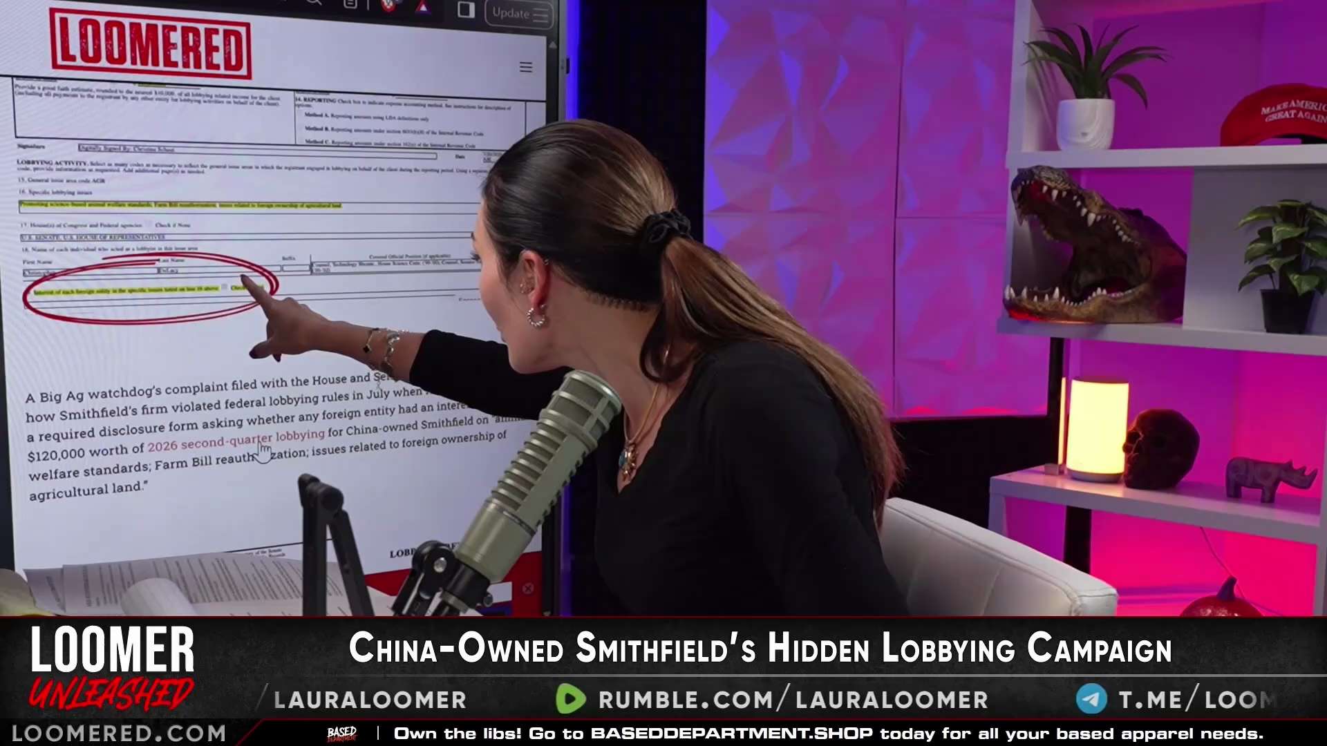 I reported that following a federal complaint, SmithfieldFoods SmithfieldBrand lobbyist Greenberg Tr...