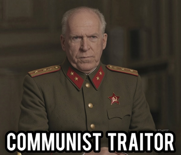 🚨Ex-CIA Dir. John Brennan is a COMMUNIST TRAITOR. <br /> - Signed passport visas allowing multiple 9/11 hijackers into the country.<br /> <br /> - Ran a weekly Tuesday assa