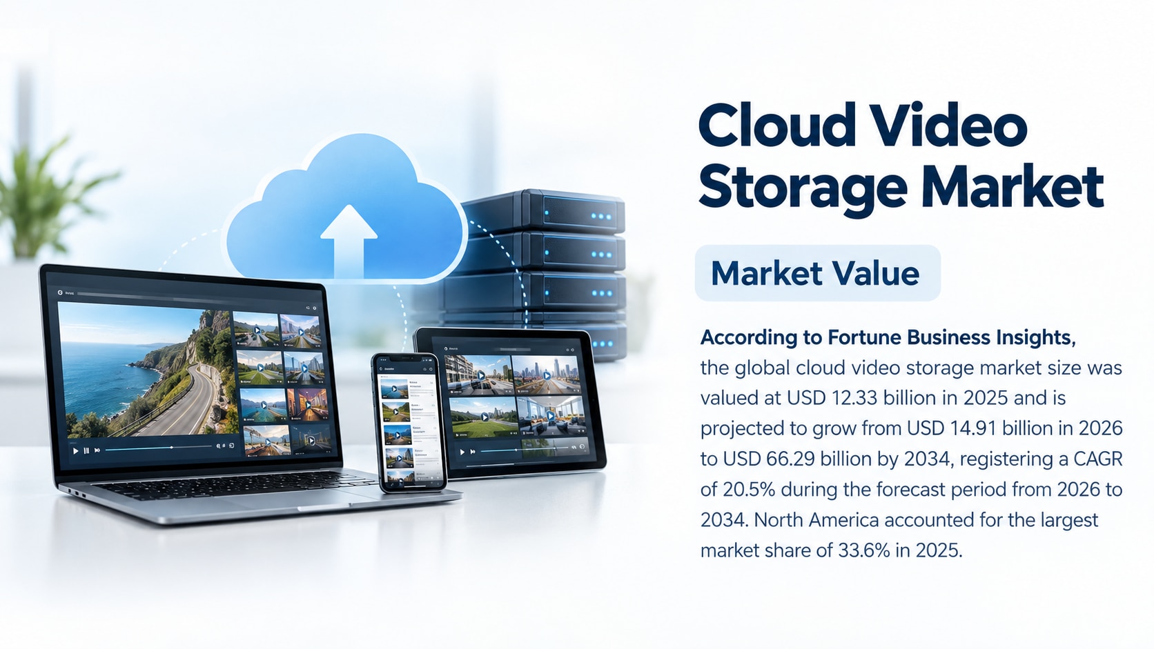 Cloud Video Storage Market: Size, Share, Growth, Trends, and Forecast, 2026-2034

According to Fortu...
