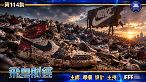 耐克慘死大踢爆！5蚊成本賣400蚊暴利神話崩盤，中共四把刀卡市場、封貨架、統戰入廠洗腦，逼CEO跪舔話係中國嘅，兩頭唔討好市值蒸發2600億！
 #飛粵財經 #第114期 JEFF