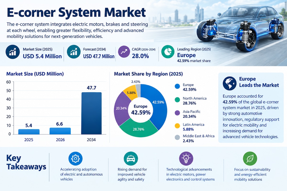1. E-Corner System Market Growth and Trends: The Future of Electric Vehicle Architecture

According ...