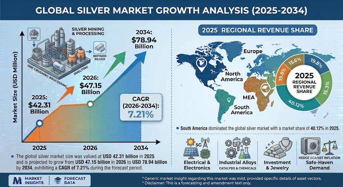 Global Silver Mining Market Trends and Forecast Through 2034

The global silver mining Market plays ...