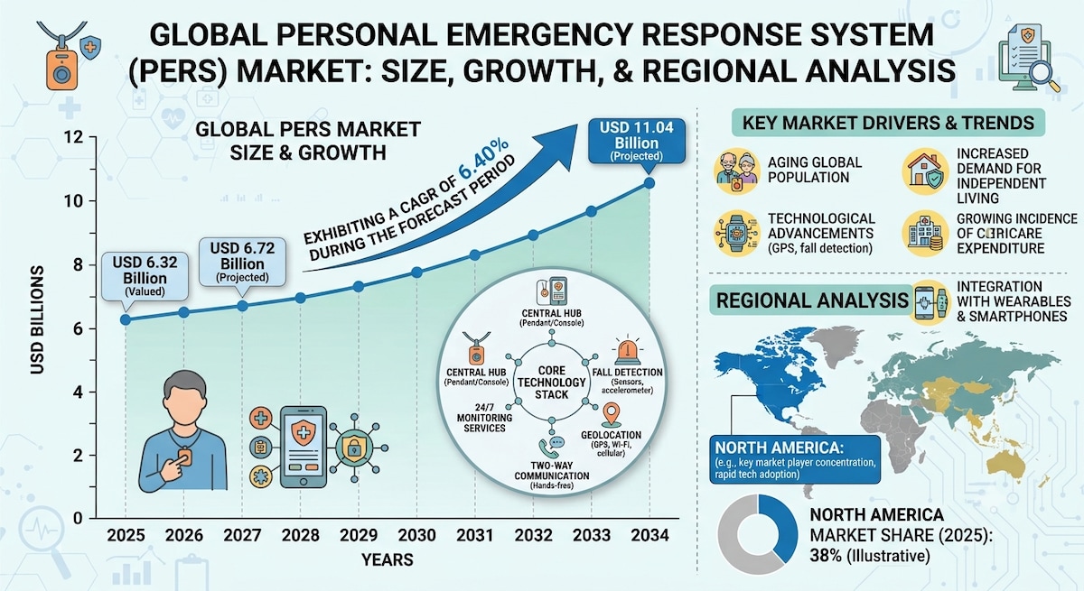 Personal Emergency Response System Market Forecast: Medical Alert Solutions Gain Popularity

The glo...