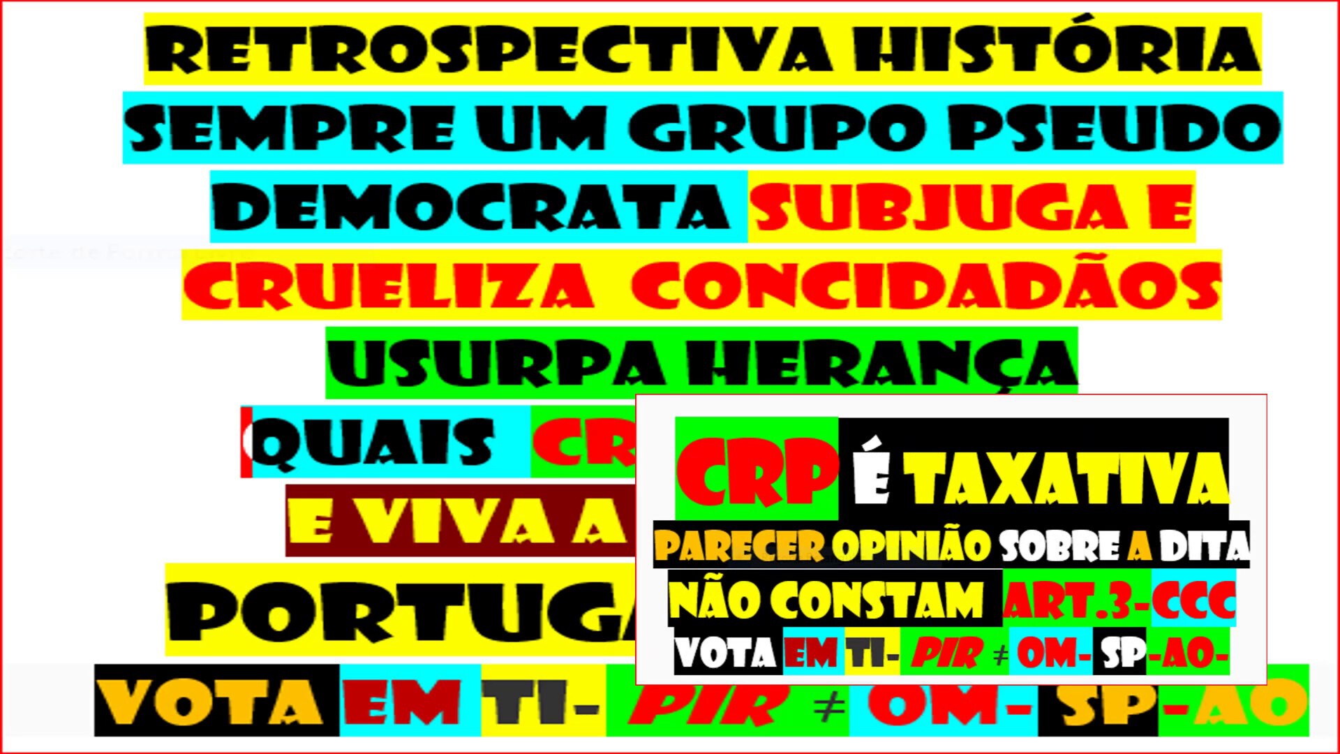 Os democratas de trazer por casa

RETROSPECTIVA

IMAGENS AO ACASO-218- $ PIR ≠ politicien politiker político política politik policy google politician politique you tube partido imagens images gettr ifc pir pecbc 2dqnpfnoa qihdass bilder

https://verdade-rigor-honestidade-diferente.blogspot.com/?view=flipcard
https://verdade-rigor-honestidade-diferente.blogspot.com/2022/03/110322-democracismo-implantacao-do-novo.html?view=flipcard
https://verdade-rigor-honestidade-diferente.blogspot.com/?view=mosaic
https://verdade-rigor-honestidade-diferente.blogspot.com/2022/02/180222-descoberta-sensacional-portugal.html
https://verdade-rigor-honestidade-diferente.blogspot.com/2022/02/210222-tiro-no-pe-algoritmo-2-pernas.html?view=flipcard