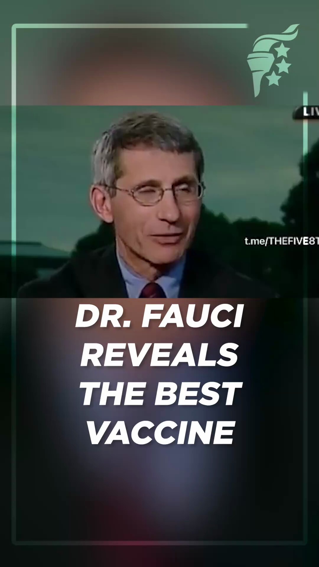 Twenty years ago, Tony Fauci could admit what the best vaccine against a virus is - contracting and ...