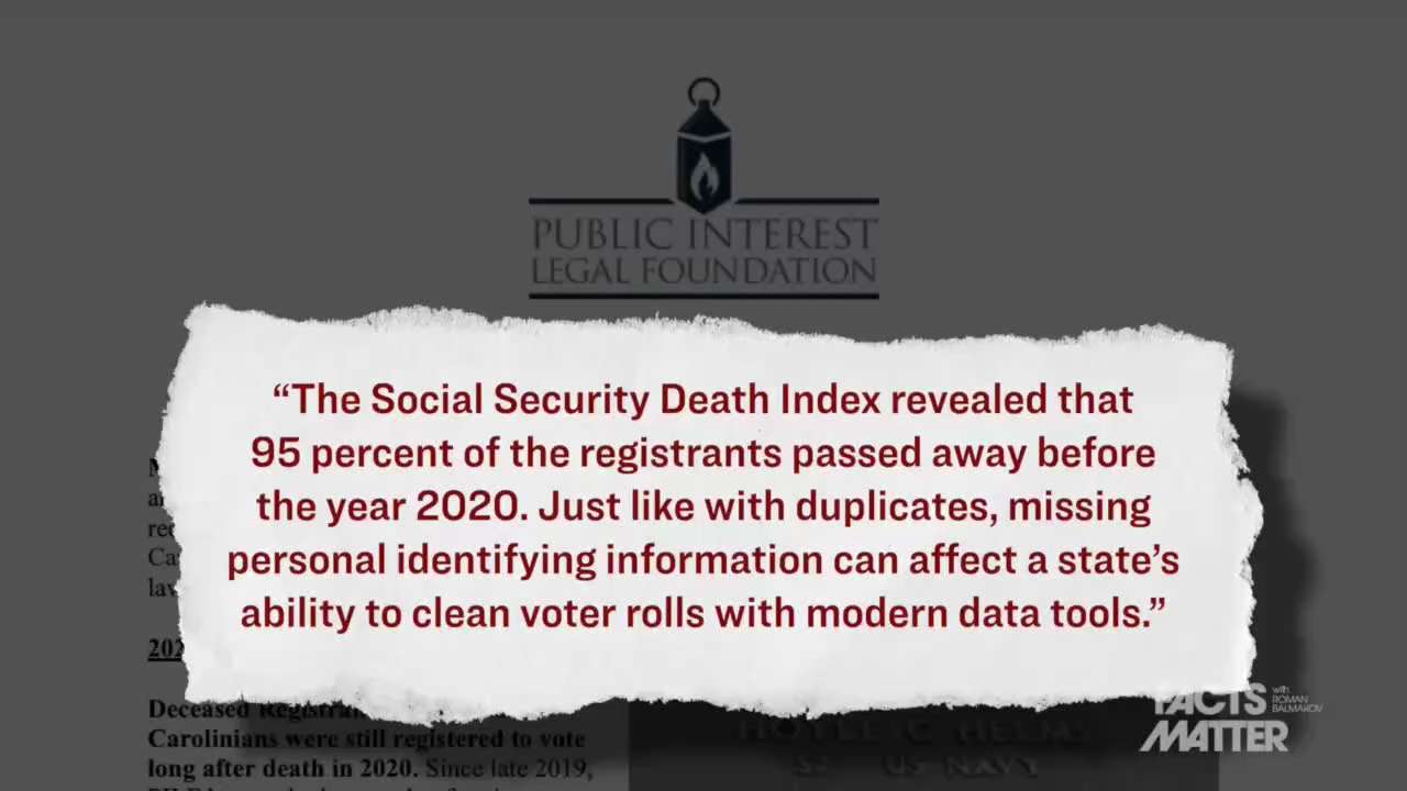 Following the audit of #NorthCarolina voter rolls, an #ElectronicWatchdogGroup was able to uncover c...