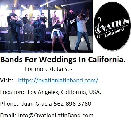 Hire Versatile Live Latin Bands For Weddings In California.
Ovation Latin band gives best Live Latin...