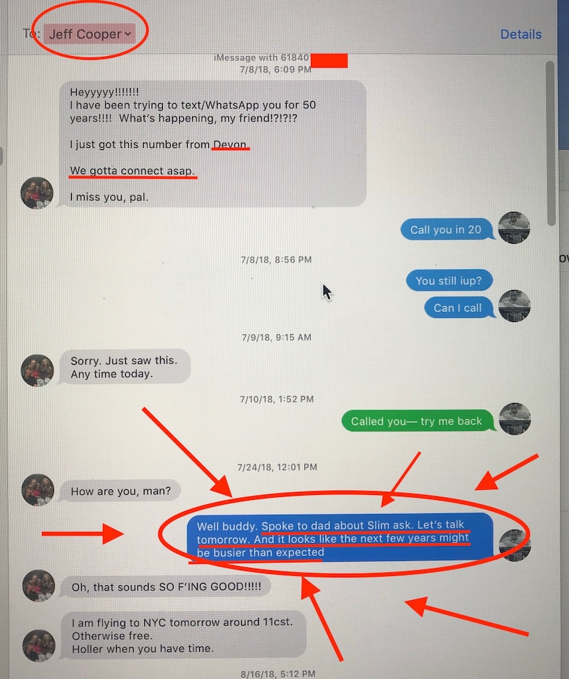 I thought #Joe and #Hunter never talked about business. 🧐  Noooo, they can't be talking about #Carl...